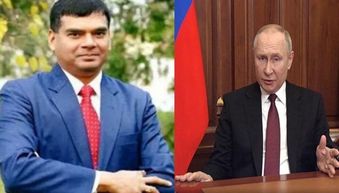 Russia United Russia party MLA Dr abhay kumar singh statement on russia Ukraine war Dr. Akshay Kumar, a member of United Russia Party, gave a statement on the Russia-Ukraine war