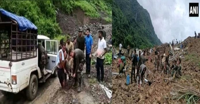 Army camp hit by landslide in Manipur, bodies of 7 soldiers recovered, 55 still missing Army camp hit by landslide in Manipur, bodies of 7 soldiers recovered, 55 still missing