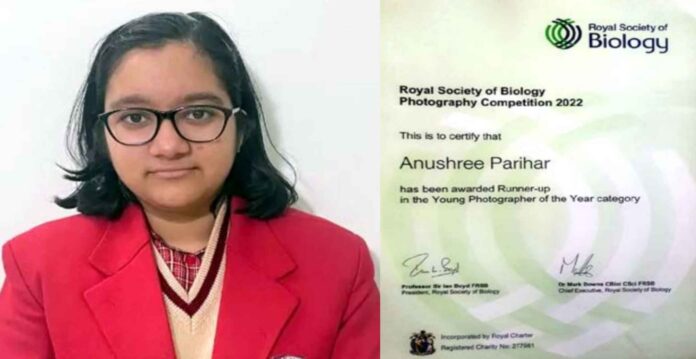 Picsart (5) Uttarakhand's 8th class student Anushree's photo got second place in the world