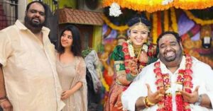 Producer Ravindra Shekharan showered love on his wife Mahalakshmi, see her beautiful photos