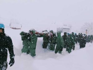 Rescue pictures emerged after the glacier broke in Chamoli