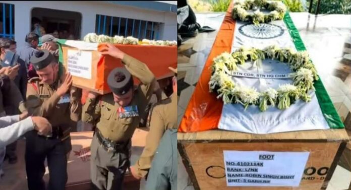 IMG-20250321-WA0000 Lance Naik Robin Bisht posted in Garhwal Rifles martyred due to brain stroke