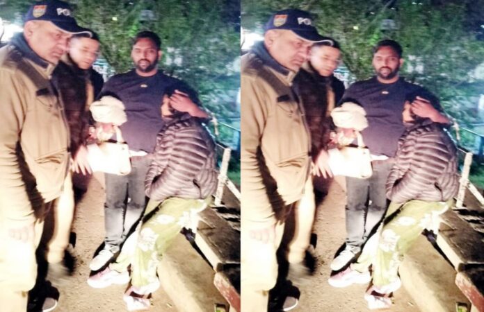 IMG-20250410-WA0001 A female tourist fell into Naini lake while taking a selfie, police rescued her